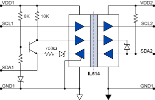 Simple Isolated I2C